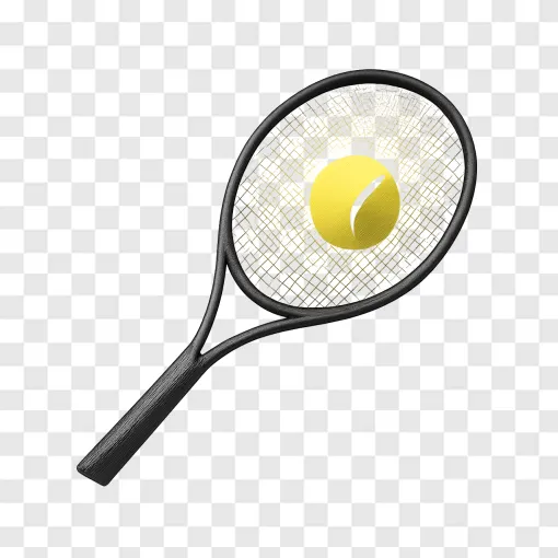 Tennis Racket And Ball PNG For Sports Designs