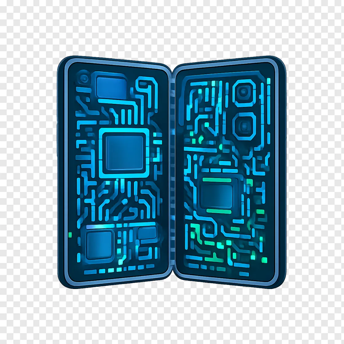 Foldable Phone Motherboard PNG