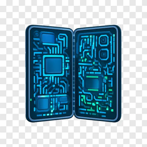 Foldable Phone Motherboard PNG