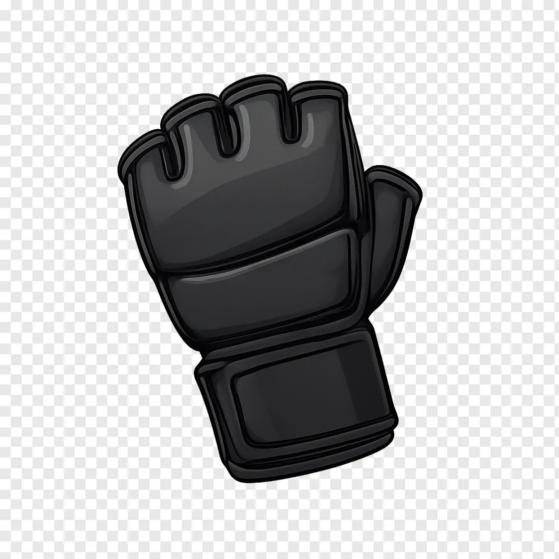 MMA Glove PNG Vector Transparent Image