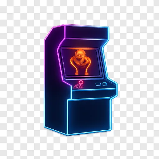Street Fighter Arcade Cabinet Transparent PNG