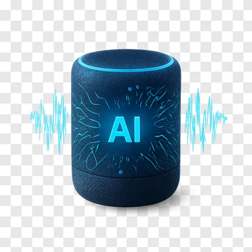 Smart Speaker AI Tech PNG Transparent Image