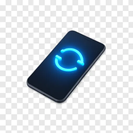 Smartphone Software Update PNG Image For Tech Designs