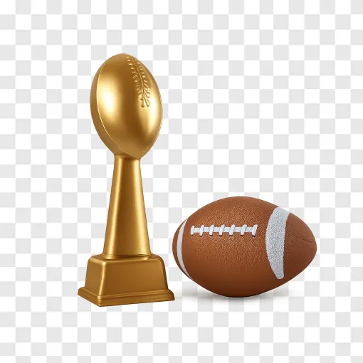 College Football Trophy PNG Transparent Background