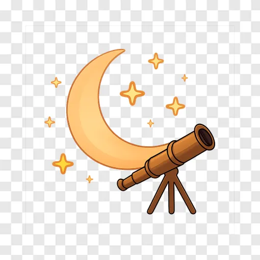 Night Sky And Moon PNG Image For Astronomy Designs