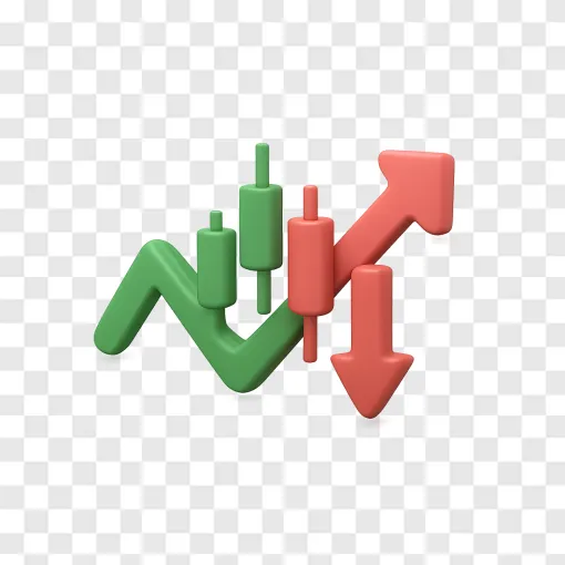 Stock Market Trend Charts PNG Image