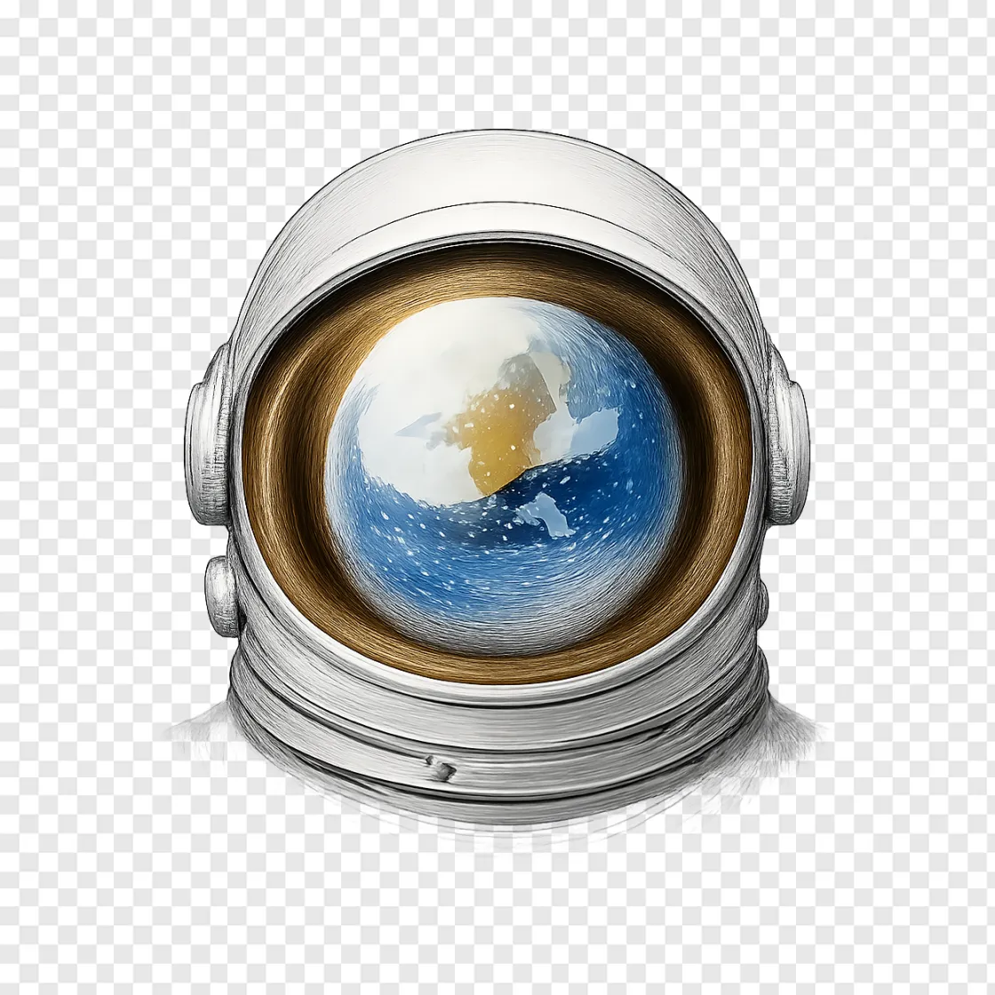 Astronaut Helmet PNG Transparent Background