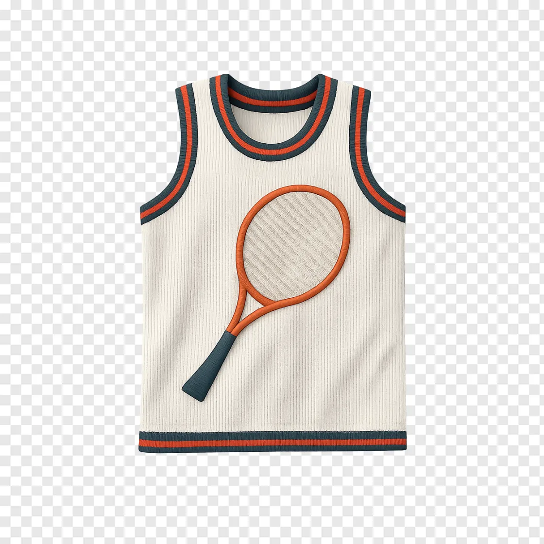 Retro Basketball Tennis Jersey PNG Image