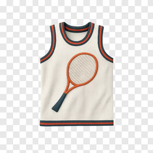Retro Basketball Tennis Jersey PNG Image