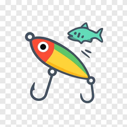 Fishing Lure PNG Transparent Image
