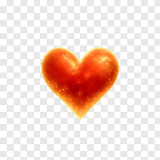 Magical Heart PNG Transparent Image