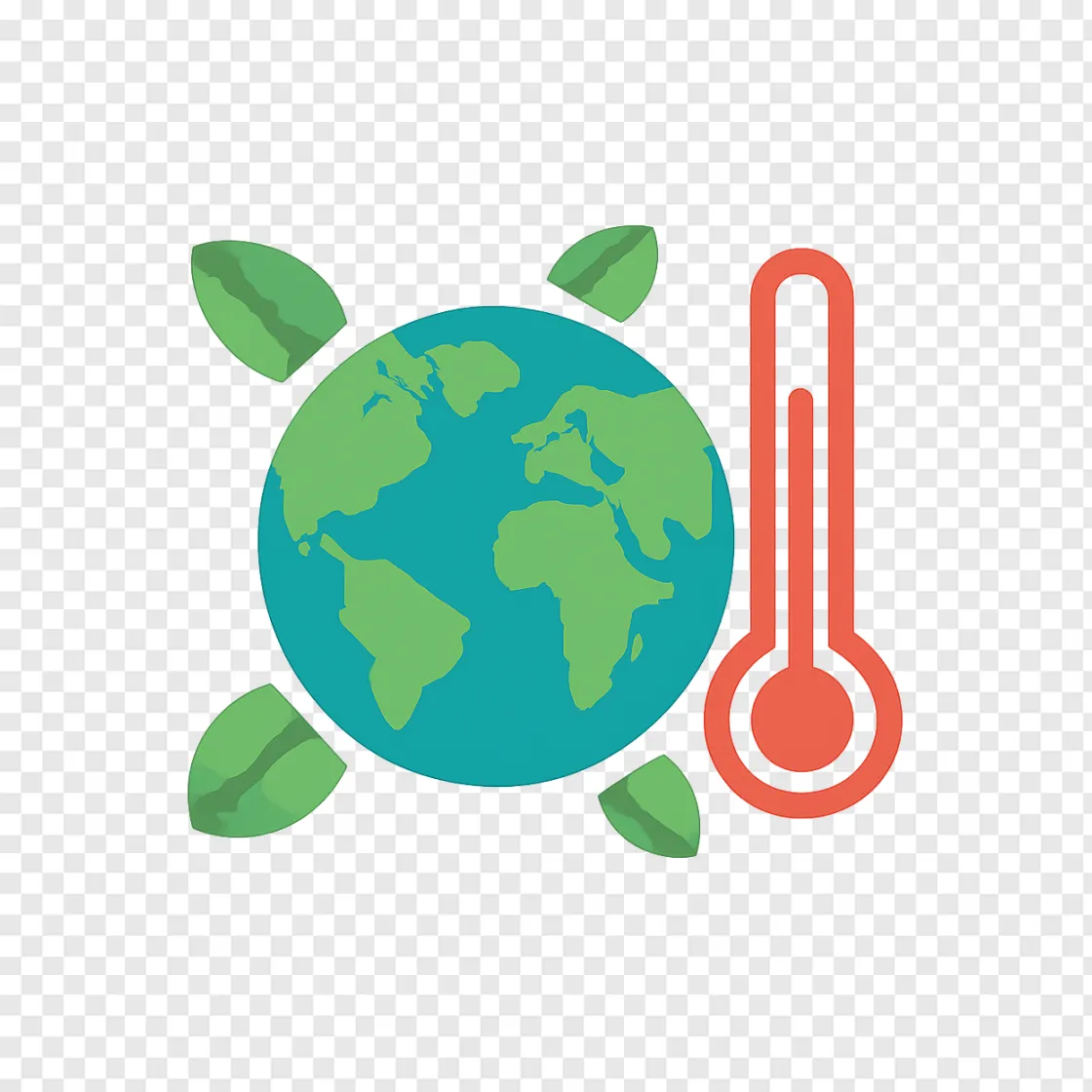 Climate Change PNG Graphic For Environmental Projects