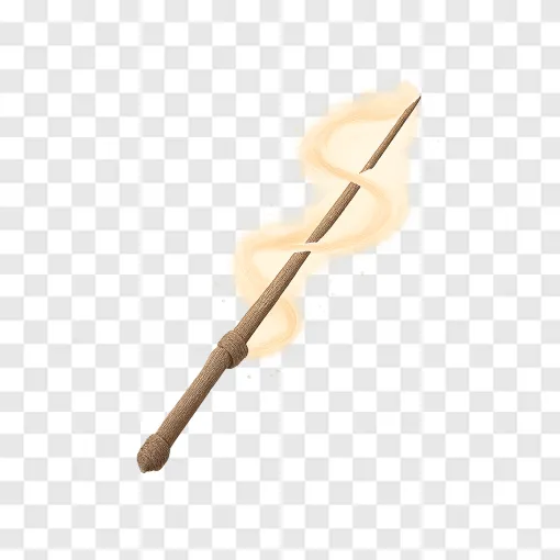 Magical Wizard Wand PNG Transparent Image