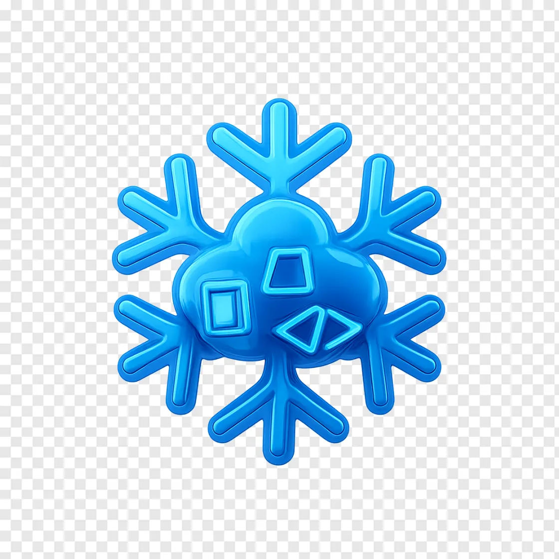 Snowflake AI Technology Logo PNG