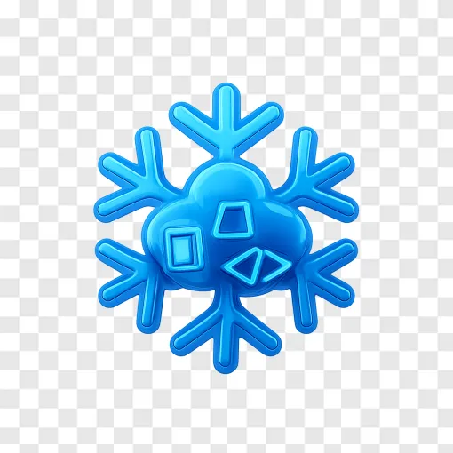 Snowflake AI Technology Logo PNG