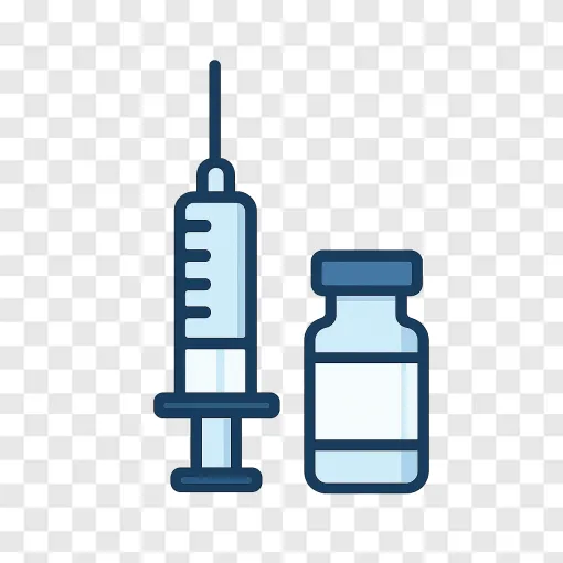 Vaccine Syringe PNG Transparent Image