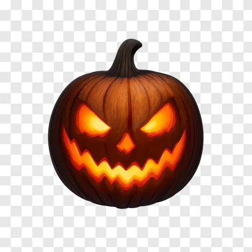 Spooky Halloween Pumpkin PNG Image For Horror Games