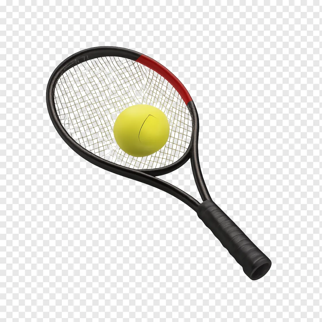 Tennis Racket And Ball PNG For Sports Designs