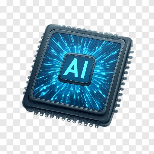 AI Chip PNG Transparent Image For Tech Design