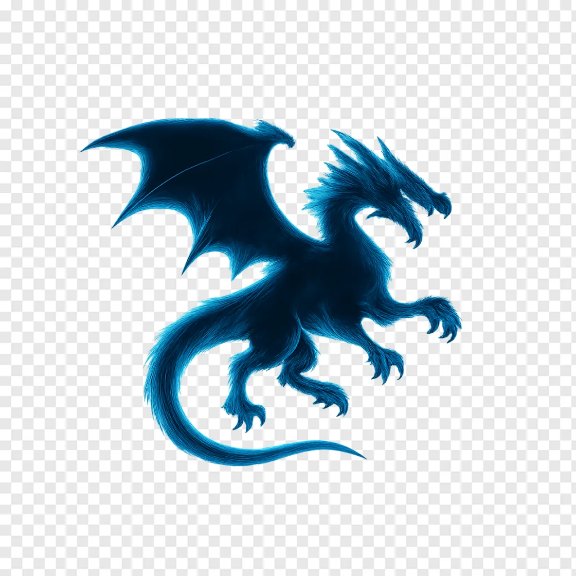 Fantasy Dragon And Sci-Fi Monster PNG Design