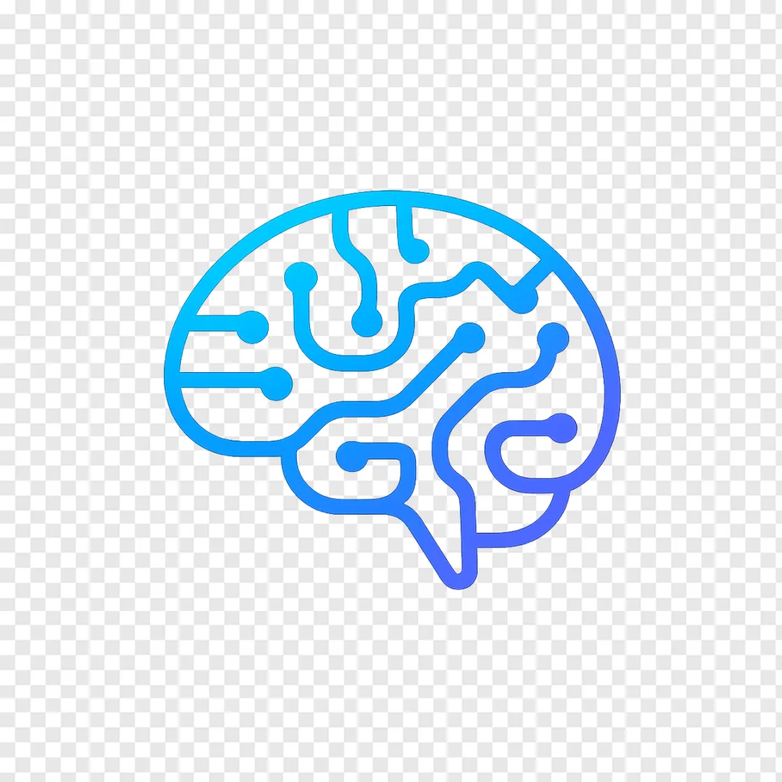 AI Brain Smart Technology PNG Icon