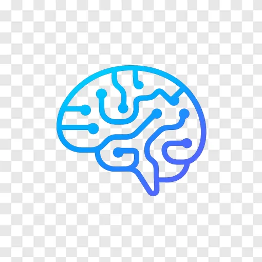 AI Brain Smart Technology PNG Icon