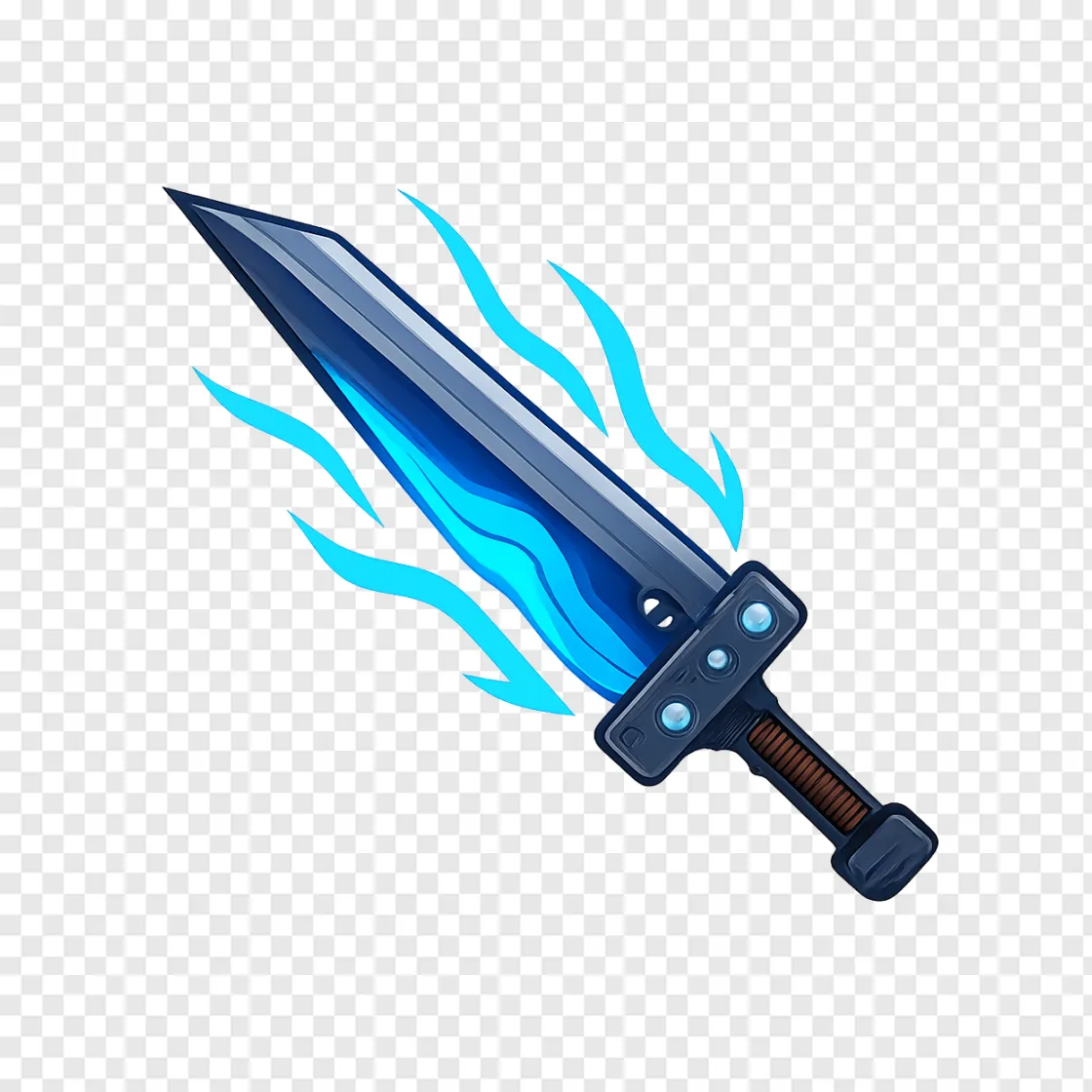 Final Fantasy Buster Sword PNG Icon For Gamers