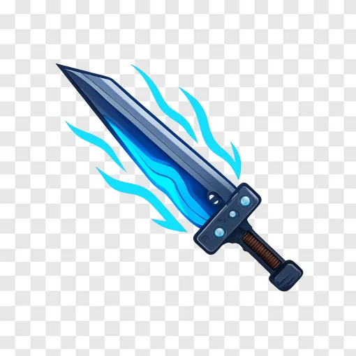 Final Fantasy Buster Sword PNG Icon For Gamers