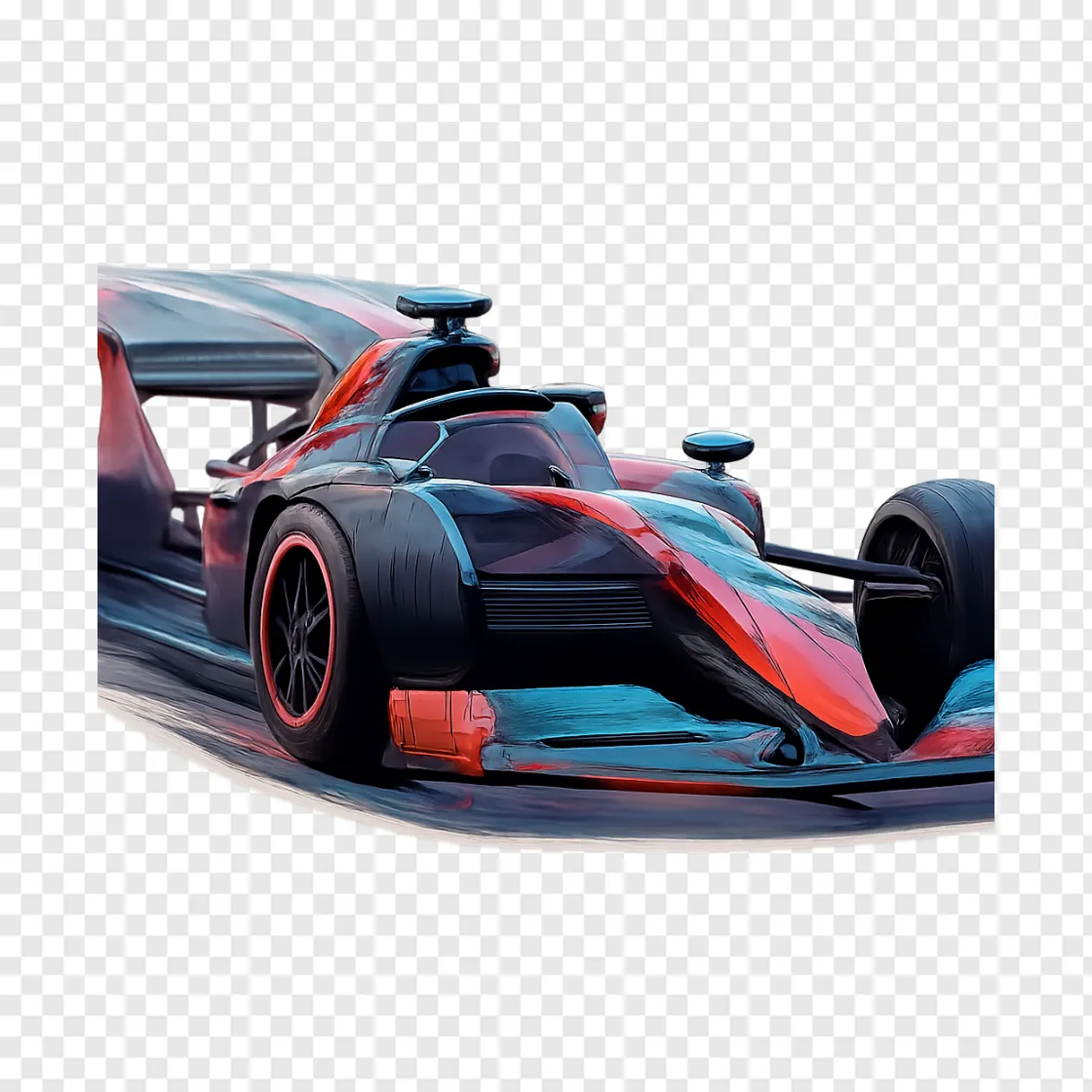 Formula 1 Race Car PNG Transparent Image