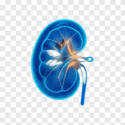 Human Kidney Medical Illustration PNG
