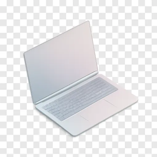 Modern Laptop PNG Transparent Background