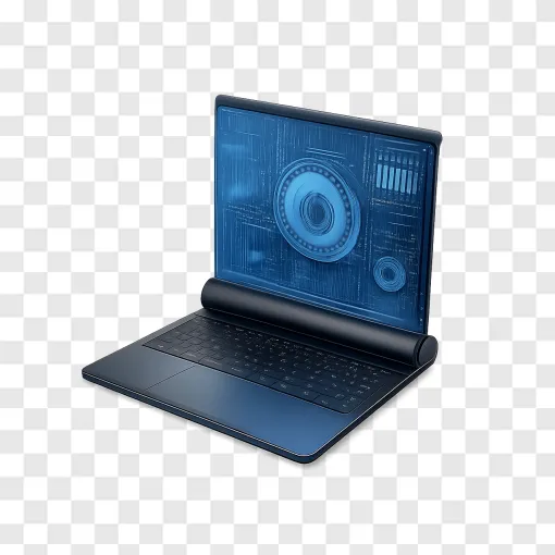 Expandable Screen Laptop PNG