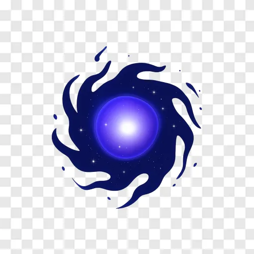 Dark Matter Particle PNG Transparent Background