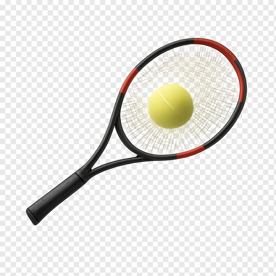 Tennis Racket And Ball PNG Transparent Image