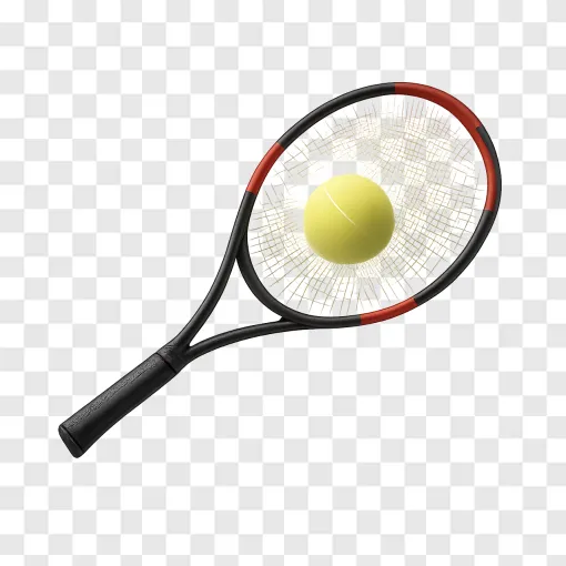 Tennis Racket And Ball PNG Transparent Image