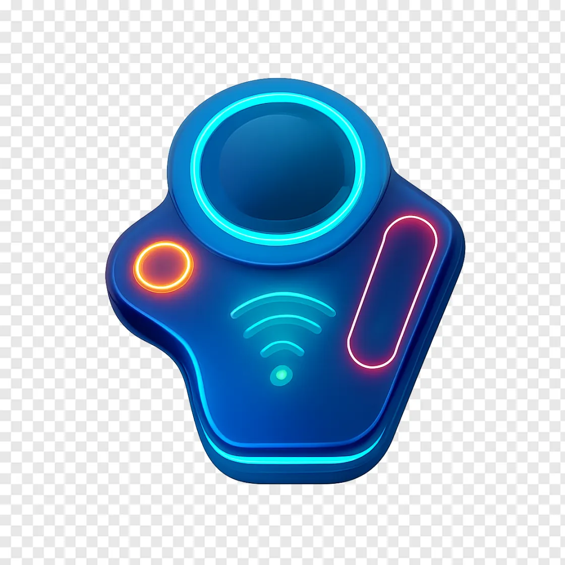 Futuristic Tech Gadget PNG Icon For Modern Designs