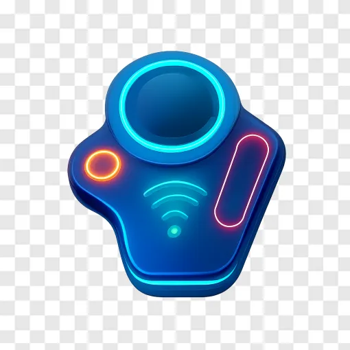 Futuristic Tech Gadget PNG Icon For Modern Designs
