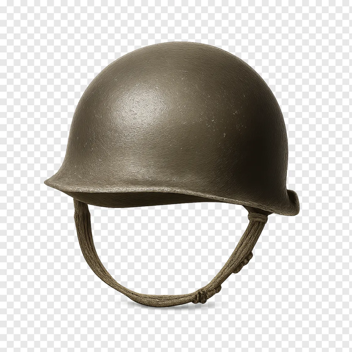 WW2 Helmet PNG Transparent Image