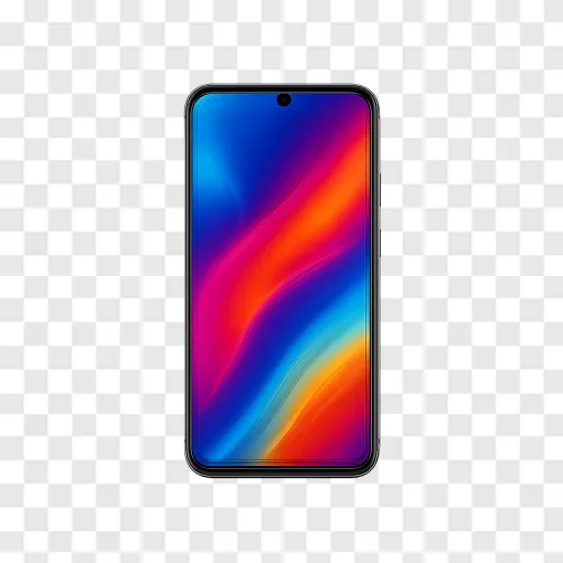 Futuristic Smartphone PNG Image