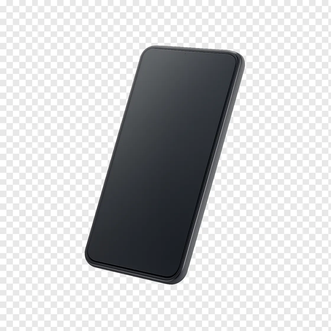 Futuristic Smartphone Concept PNG For Tech Designs
