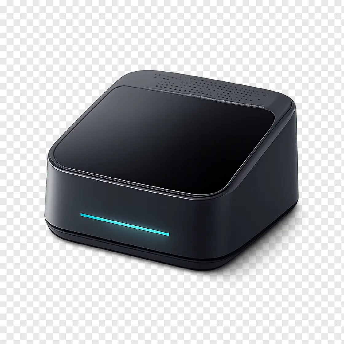 Futuristic Smart Home Hub PNG Transparent Background