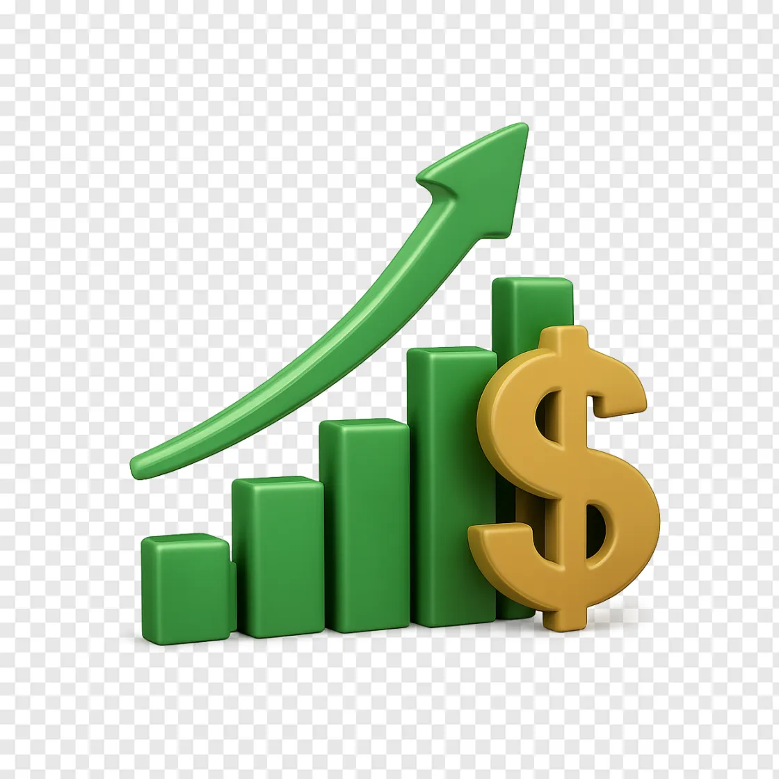 Stock Market Growth PNG Image With Transparent Background