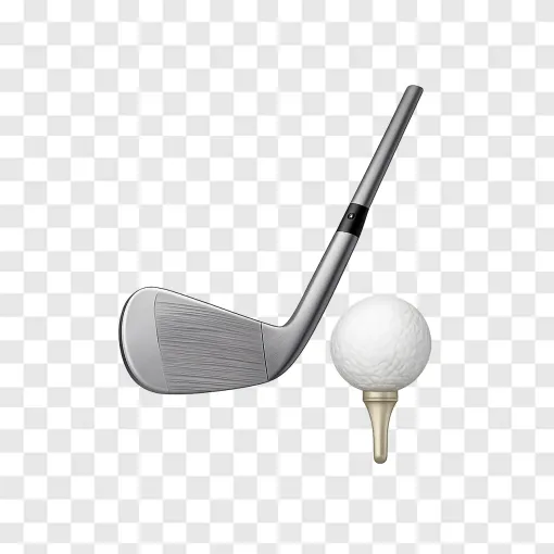 Golf Club And Ball PNG Transparent Image