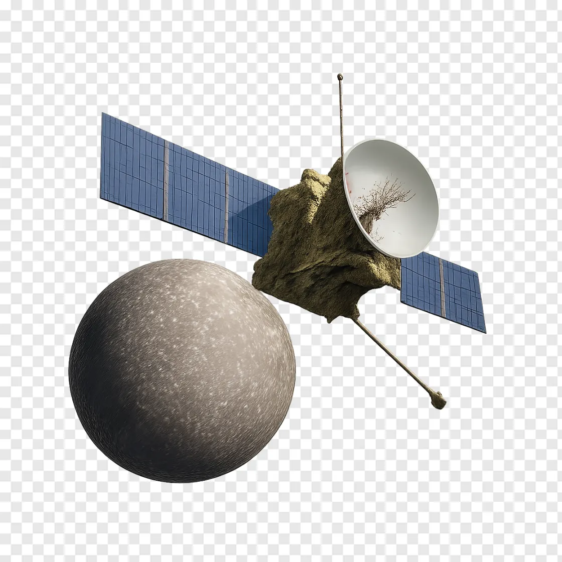 Mercury Planet And Space Probe PNG For Space Designs