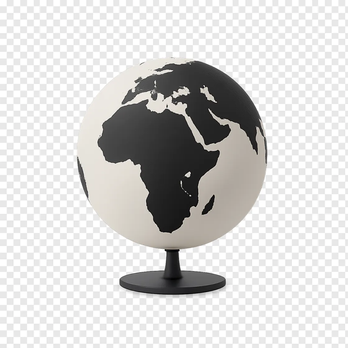 Africa Map PNG: True Size Continent Graphic