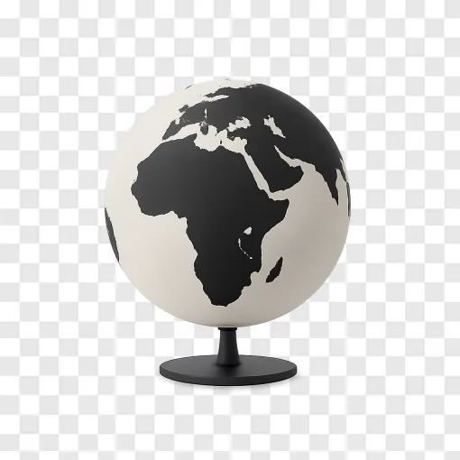 Africa Map PNG: True Size Continent Graphic