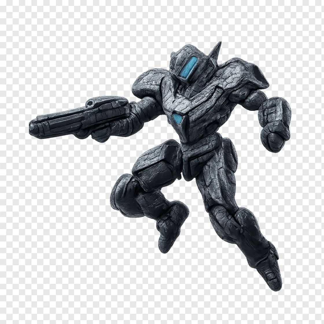 Futuristic Mecha Robot PNG Transparent Image