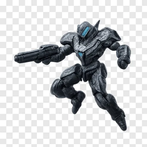 Futuristic Mecha Robot PNG Transparent Image