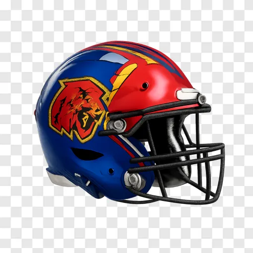 American Football Helmet PNG Transparent Background