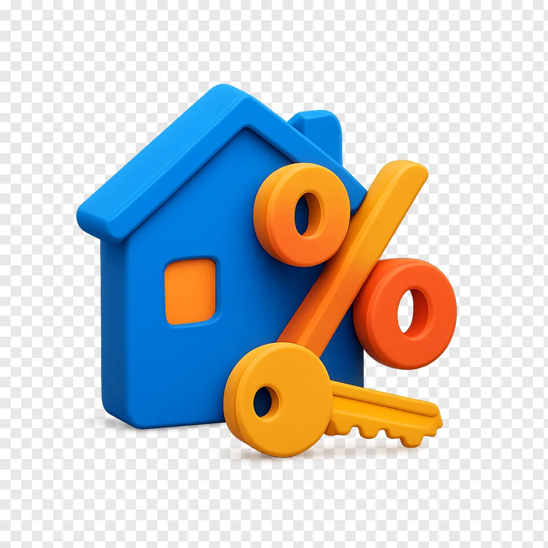 Mortgage Rate PNG Icon For Financial Designs